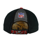 Rear NFL embroidery above the adjustable black strap