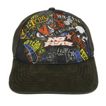 Vintage (No Fear) - Tattoo-Style Artwork Strap Back Hat 1990s OSFA