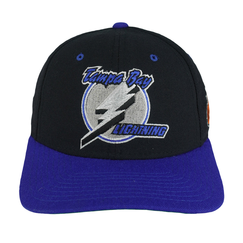 Starter (NHL) - Tampa Bay Lightning Fitted Hat 1990s OSFA Vintage Retro Hockey