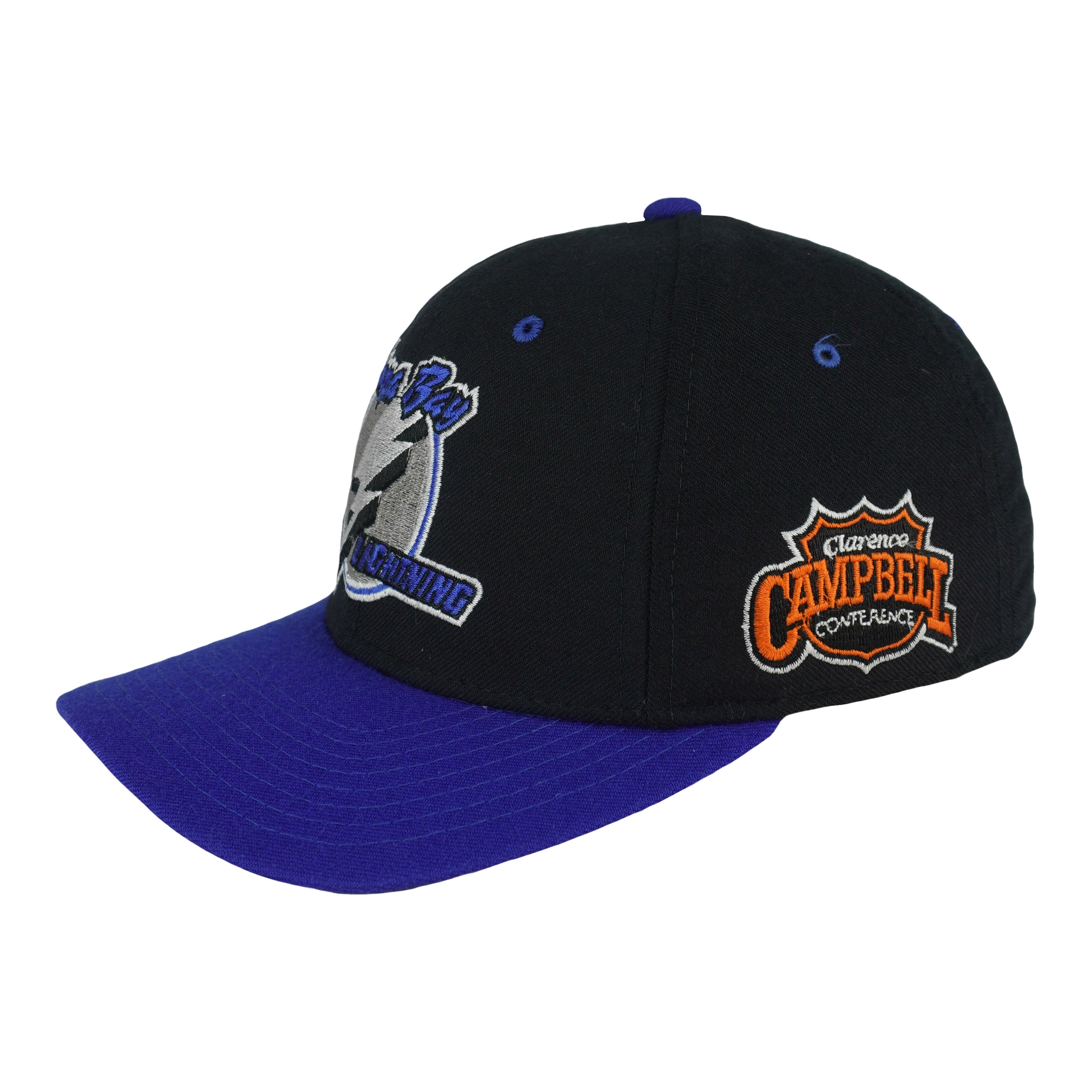 Starter (NHL) - Tampa Bay Lightning Fitted Hat 1990s OSFA Vintage Retro Hockey