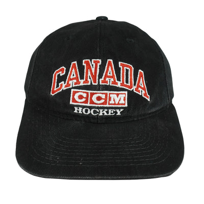 Vintage (#1 Apparel) - Canada Hockey Embroidered Snapback Hat 1990s OSFA