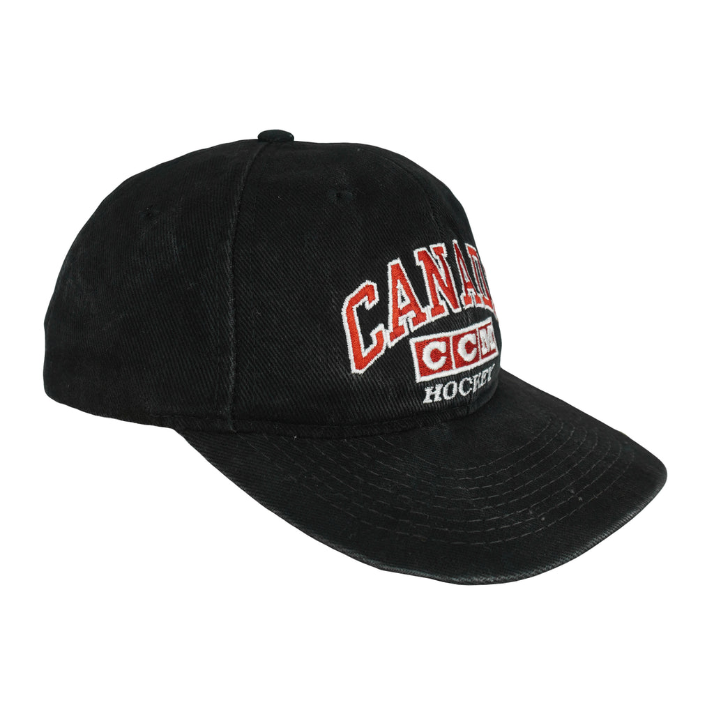 Vintage (#1 Apparel) - Canada Hockey Embroidered Snapback Hat 2000s OSFA Vintage Retro