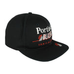NBA (Twins) - Portland Blazers Snapback Hat 1990s OSFA Vintage Retro Basketball 