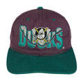 NHL - Mighty Ducks Embroidered Snapback Hat 1990s OSFA Vintage Retro Hockey