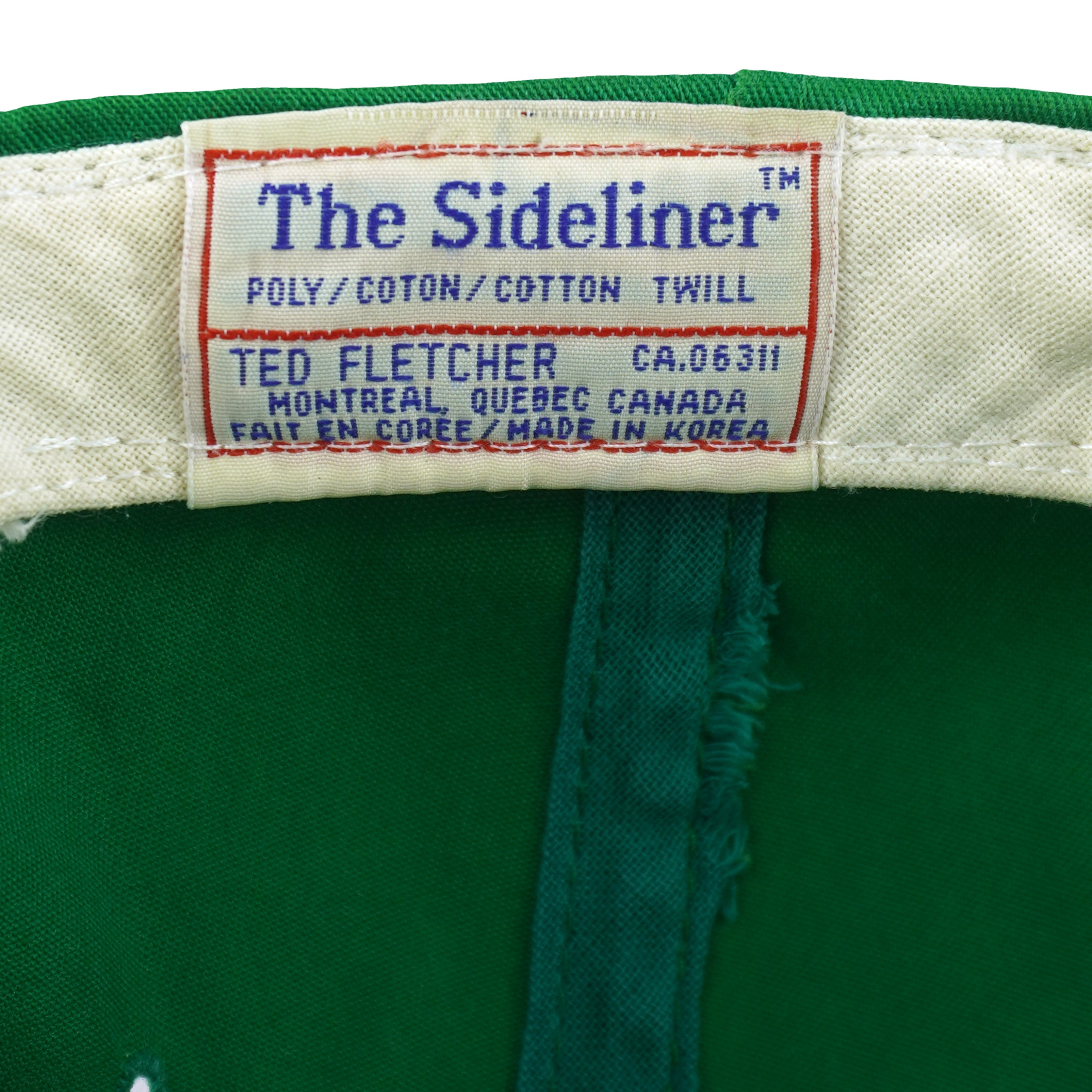 NBA (The Sideliner) - Boston Celtics Big Spell-Out Snapback Hat 1990s OSFA Vintage Retro Basketball