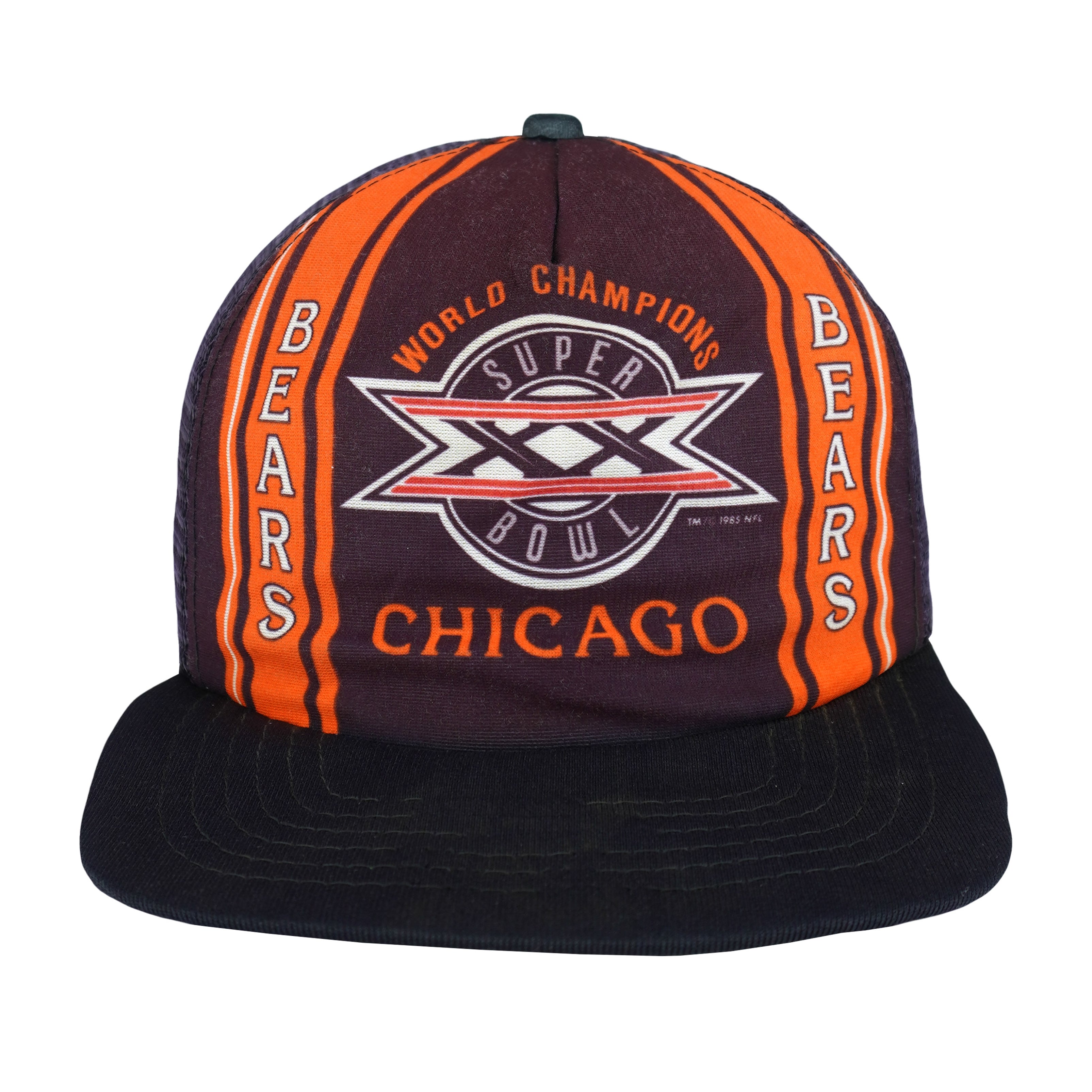 NFL (NewEra) - Chicago Bears Super Bowl Champions Trucker Hat 1985 OSFA Vintage Retro Football
