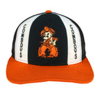 NCAA (Lucky Stripes) - Oklahoma State Cowboys Mesh Snapback Hat 1990s OSFA Vintage Retro