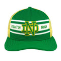 NCAA (AJD) - Notre Dame Fighting Irish Mesh Snapback Hat 1990s OSFA Vintage Retro