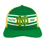 NCAA (AJD) - Notre Dame Fighting Irish Mesh Snapback Hat 1990s OSFA Vintage Retro
