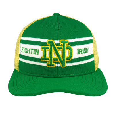 NCAA (AJD) - Notre Dame Fighting Irish Mesh Snapback Hat 1990s OSFA