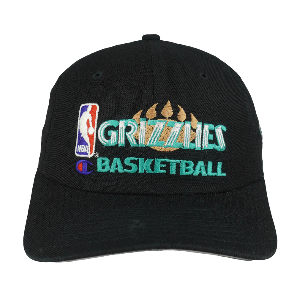 Champion (NBA) - Vancouver Grizzlies Adjustable Hat 1990s OSFA Vintage Retro Basketball