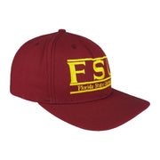 NCAA (The Game) - Red FSU Florida State University Snapback Hat 1990s OSFA Vintage Retro