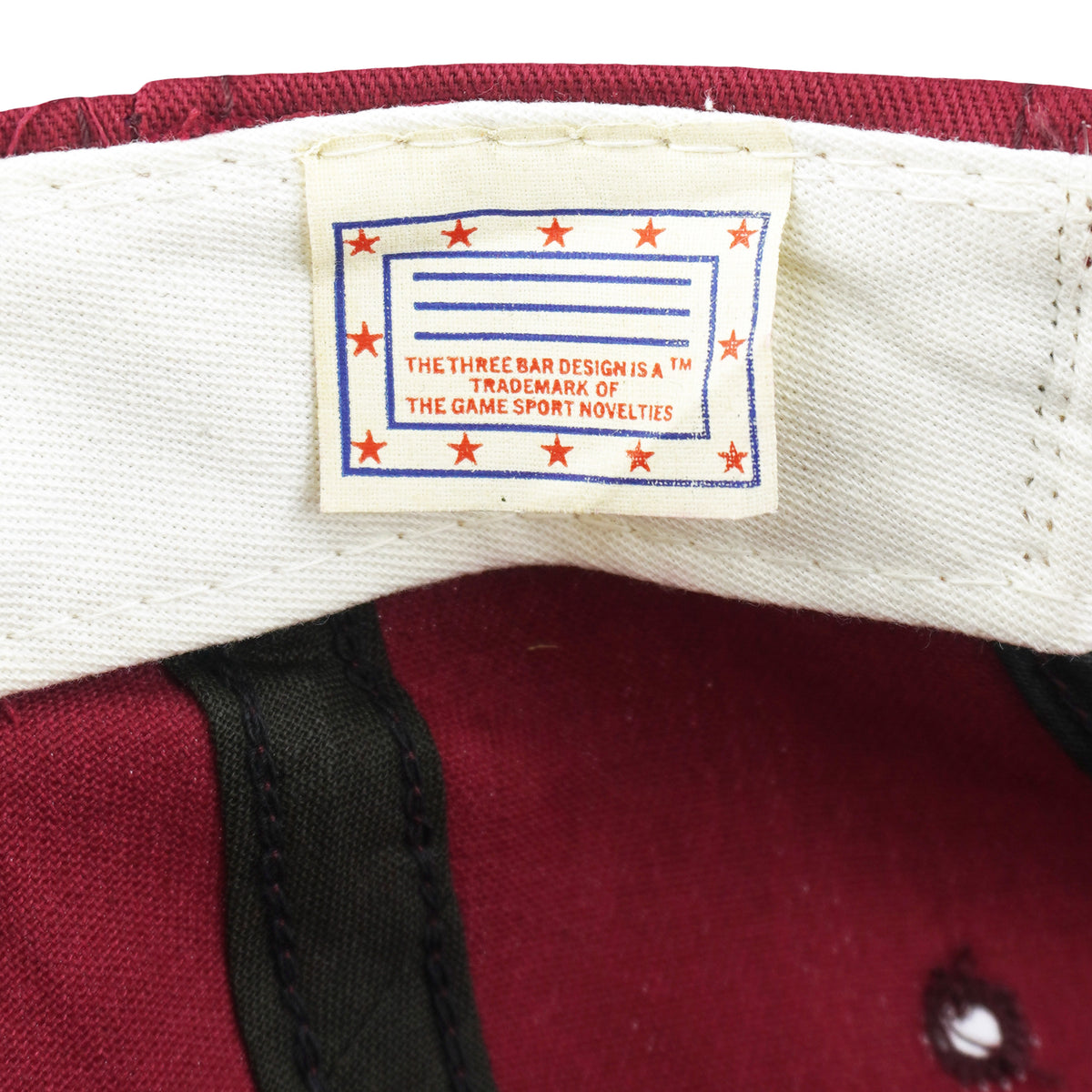 NCAA (The Game) - Red FSU Florida State University Snapback Hat 1990s OSFA Vintage Retro