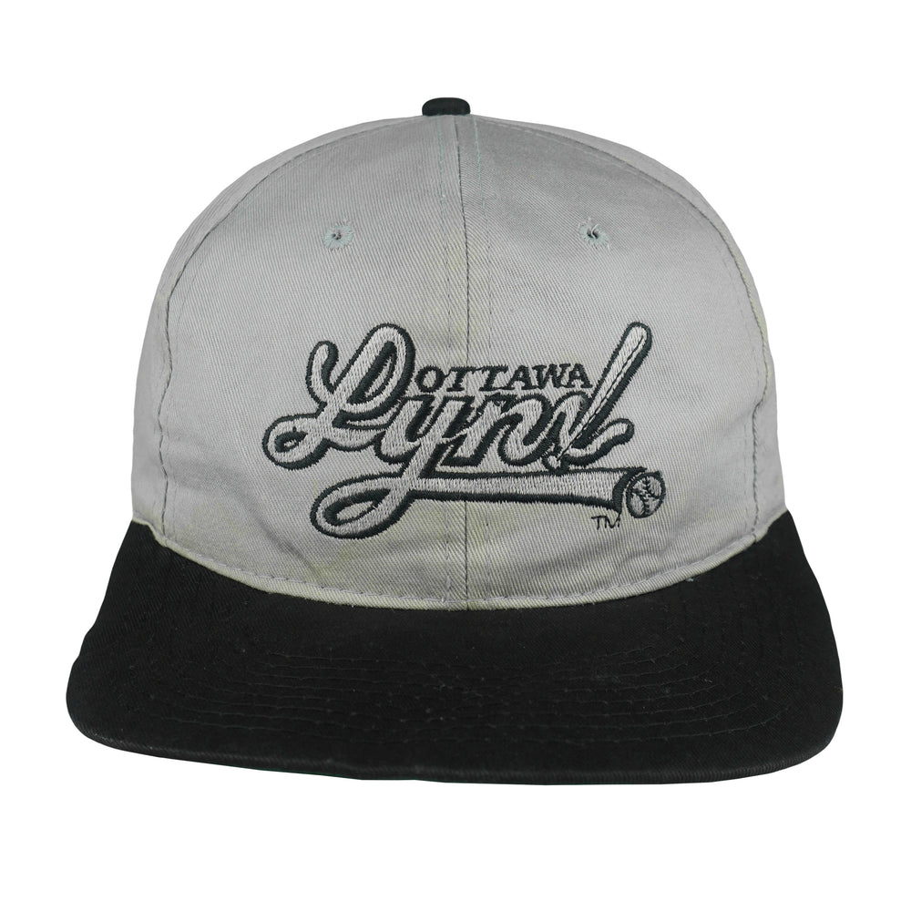Vintage - Ottawa Lynx Baseball Snapback Hat 1990s OSFA Vintage Retro Baseball