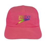 Vintage Speedo - Pink Spell-Out Strapback Hat 1990s OSFA