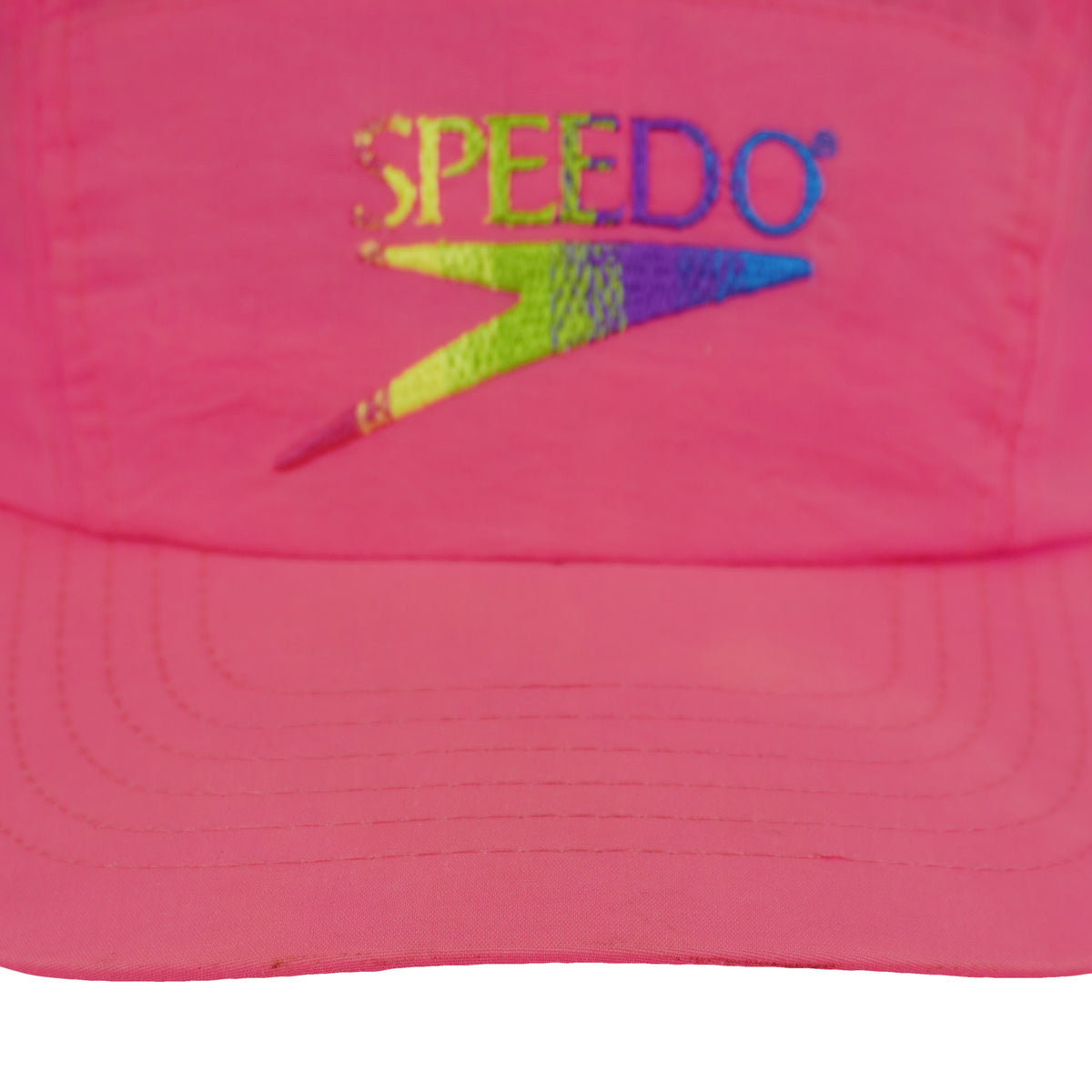 Vintage Speedo - Pink Spell-Out Strapback Hat 1990s OSFA