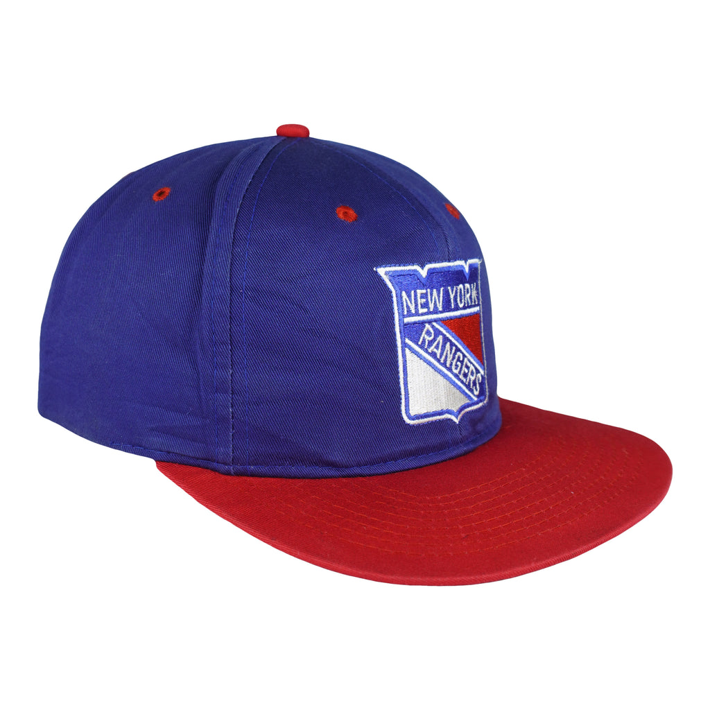 NHL (AJD) - New York Rangers Embroidered Snapback Hat 1990s OSFA Vintage Retro Hockey