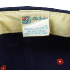 MLB (The Game) - Atlanta Braves Spell-Out Snapback Hat 1990s OSFA Vintage Retro Baseball