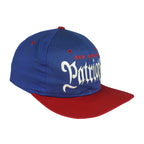 NFL - New England Patriots Embroidered Snapback Hat 1990s OSFA Vintage Retro Football