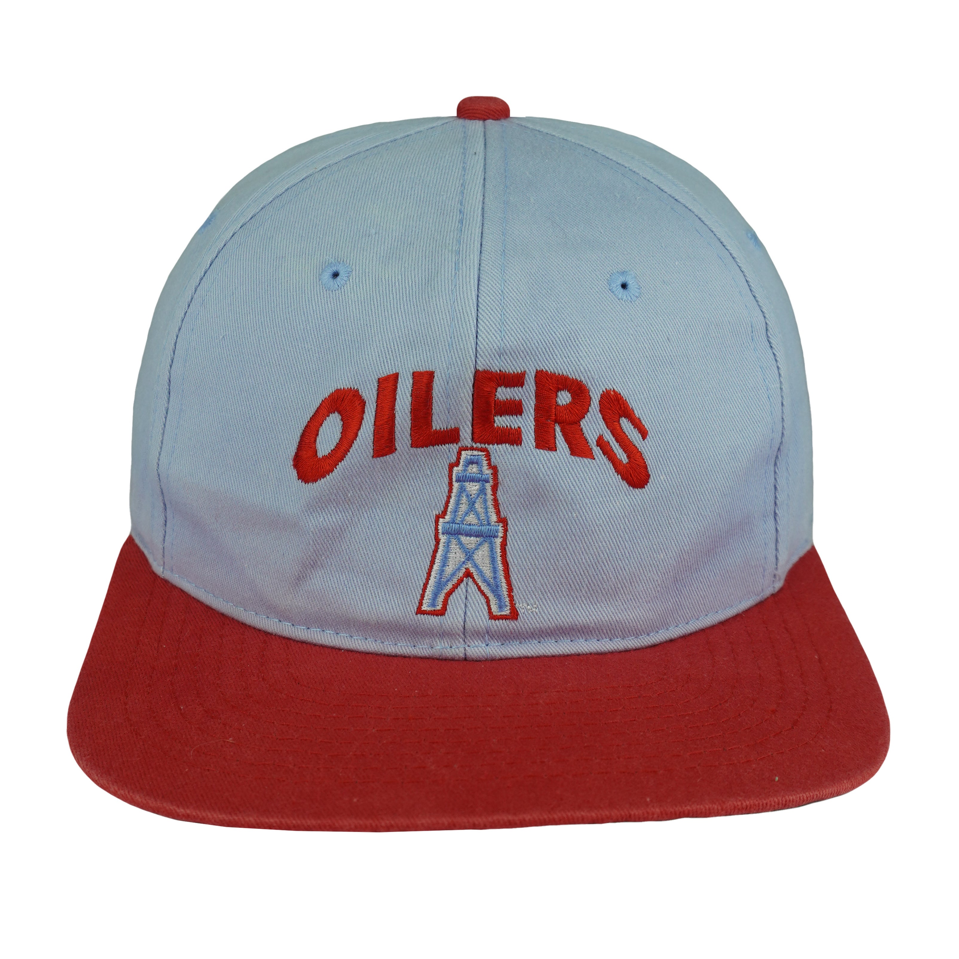 Vintage NFL (Drew Pearson) - Houston Oilers Snapback Hat 1990 OSFA in blue