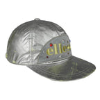 Vintage (Ellesse) - Metallic Silver Jewel Strapback Hat 1990s OSFA Vintage Retro