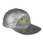 Vintage (Ellesse) - Metallic Silver Jewel Strapback Hat 1990s OSFA Vintage Retro