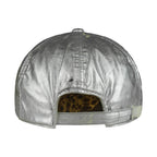 Vintage (Ellesse) - Metallic Silver Jewel Strapback Hat 1990s OSFA Vintage Retro