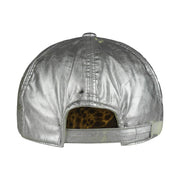Vintage (Ellesse) - Metallic Silver Jewel Strapback Hat 1990s OSFA Vintage Retro