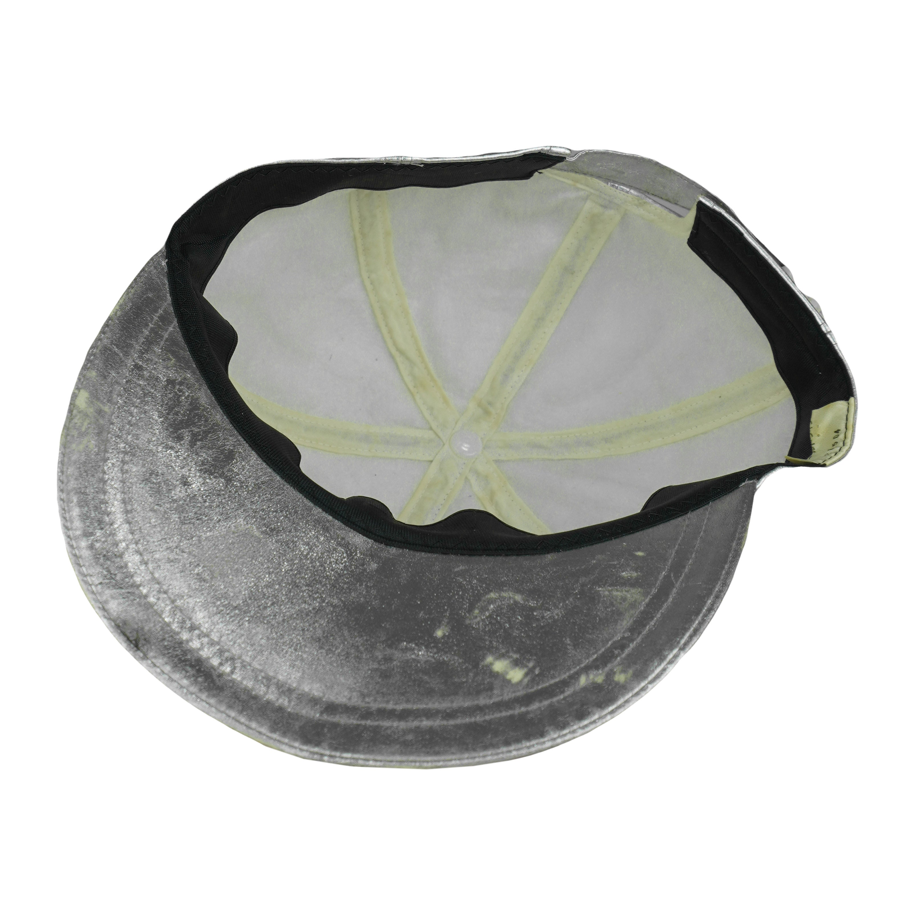 Vintage (Ellesse) - Metallic Silver Jewel Strapback Hat 1990s OSFA Vintage Retro