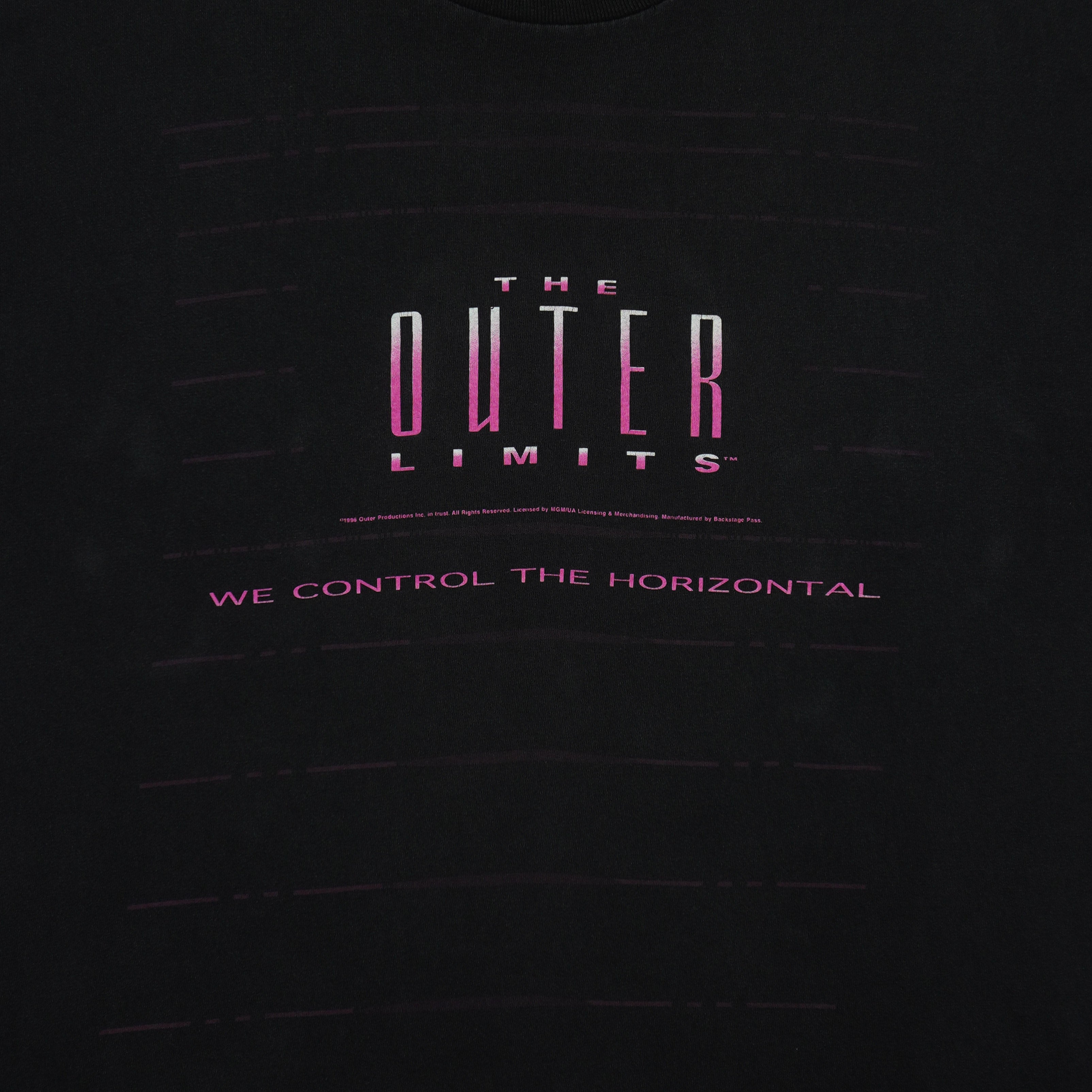 Vintage (Hanes) - The Outer Limits We Control The Horizontal T-Shirt 1996 X-Large Vintage Retro
