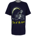 NFL (Home Team) - San Diego Chargers Calls of the Wild! T-Shirt 1995 X-Large Vintage Retro Football