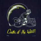 NFL (Home Team) - San Diego Chargers Calls of the Wild! T-Shirt 1995 X-Large Vintage Retro Football