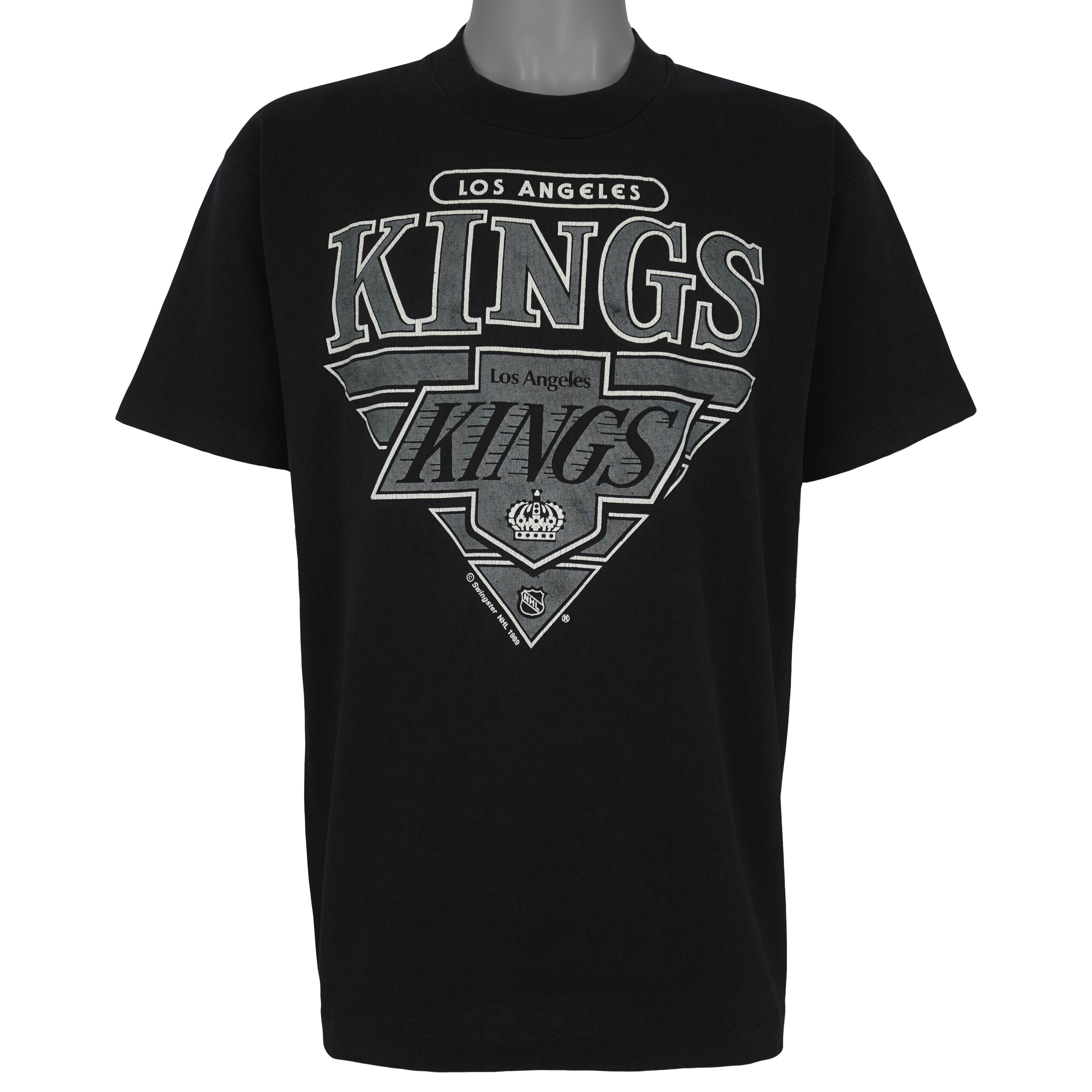 NHL (Swingster) - Los Angeles Kings Single Stitch T-Shirt 1989 X-Large Vintage Retro Hockey