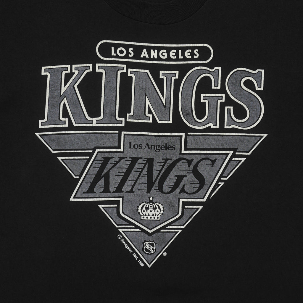 NHL (Swingster) - Los Angeles Kings Single Stitch T-Shirt 1989 X-Large Vintage Retro Hockey