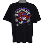NBA (Trench) - Toronto Raptors Big Logo T-Shirt 1994 X-Large Vintage Retro Basketball