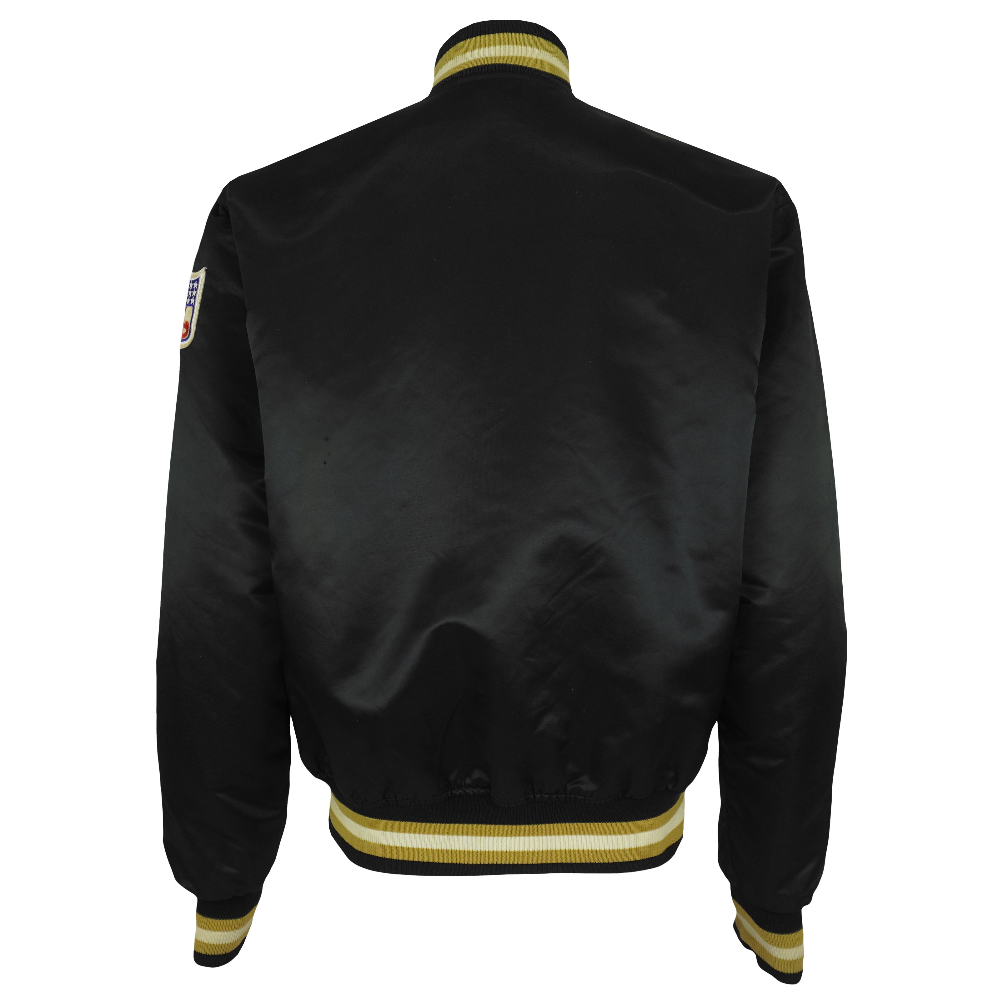 Starter (NFL) - New Orleans Saints Satin Jacket 1990s Medium Vintage Retro Football