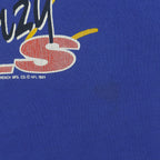 NFL (Trench) - Buffalo Bills Next Feeding Frenzy Crew Neck Sweatshirt 1989 Large Vintage Retro Football
