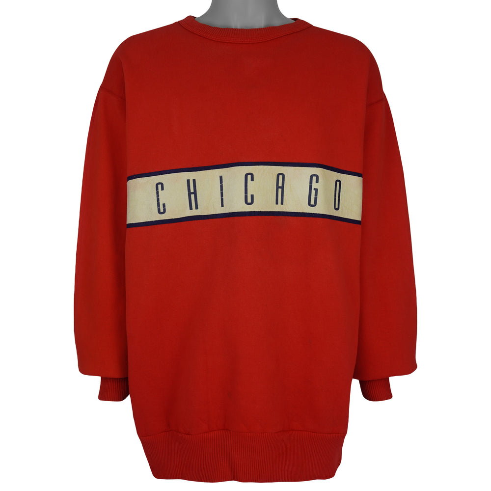 Vintage - Chicago Crew Neck Sweatshirt 1990s X-Large Vintage Retro