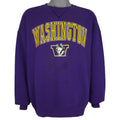 NCAA (Soffe) - Washington Huskies Crew Neck Sweatshirt 1990s X-Large Vintage Retro