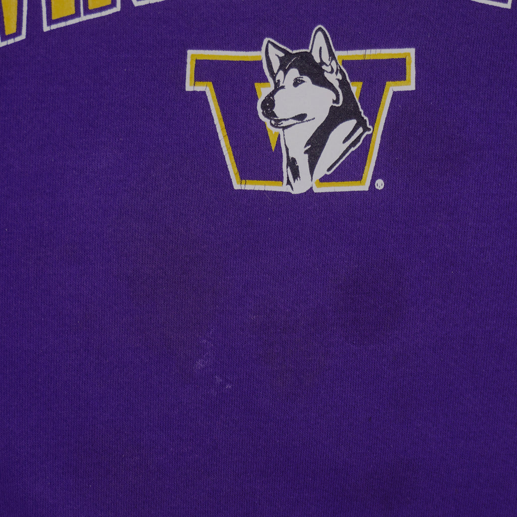 NCAA (Soffe) - Washington Huskies Crew Neck Sweatshirt 1990s X-Large Vintage Retro