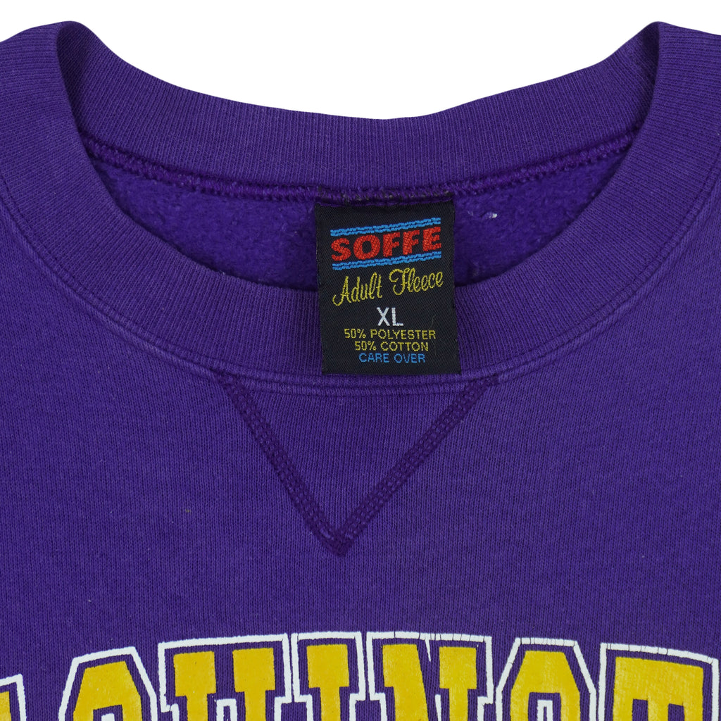 NCAA (Soffe) - Washington Huskies Crew Neck Sweatshirt 1990s X-Large Vintage Retro