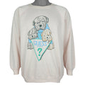 Guess - USA Puppies Spell-Out Crew Neck Sweatshirt 1987 Medium Vintage Retro