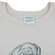 Guess - USA Puppies Spell-Out Crew Neck Sweatshirt 1987 Medium Vintage Retro