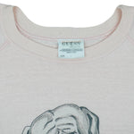 Guess - USA Puppies Spell-Out Crew Neck Sweatshirt 1987 Medium Vintage Retro