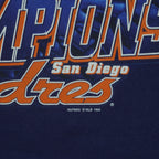 MLB (Lee) - San Diego Padres National League Champions T-Shirt 1998 Large Vintage Retro Baseball