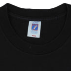 Vintage NBA (Logo 7) - Seattle SuperSonics Basketball Club T-Shirt 1991 Medium in black