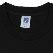 Vintage NBA (Logo 7) - Seattle SuperSonics Basketball Club T-Shirt 1991 Medium in black