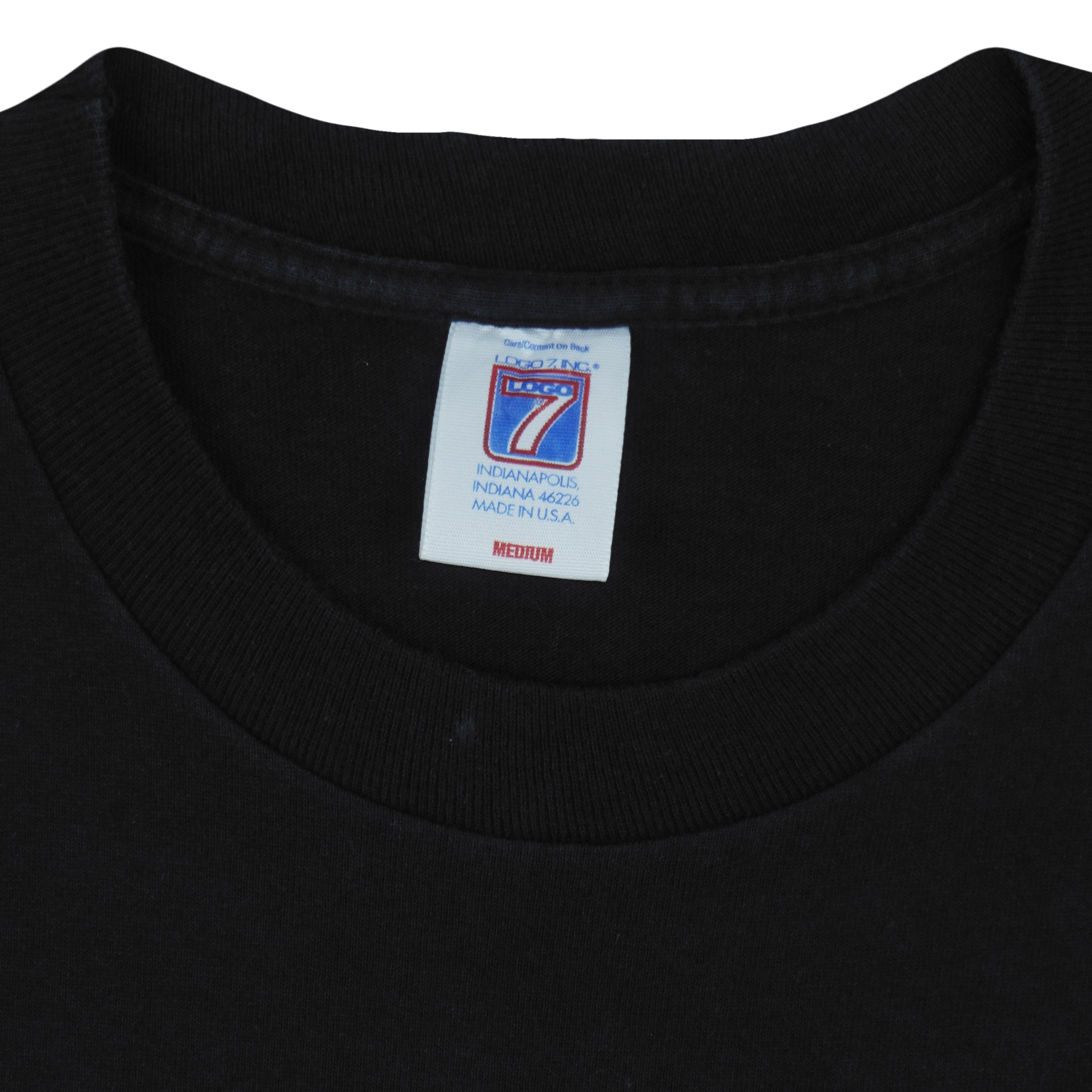 Vintage NBA (Logo 7) - Seattle SuperSonics Basketball Club T-Shirt 1991 Medium in black