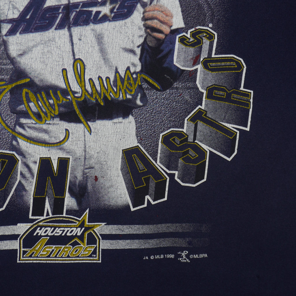 MLB - Houston Astros Nolan Ryan T-Shirt 1998 Large Vintage Retro Baseball