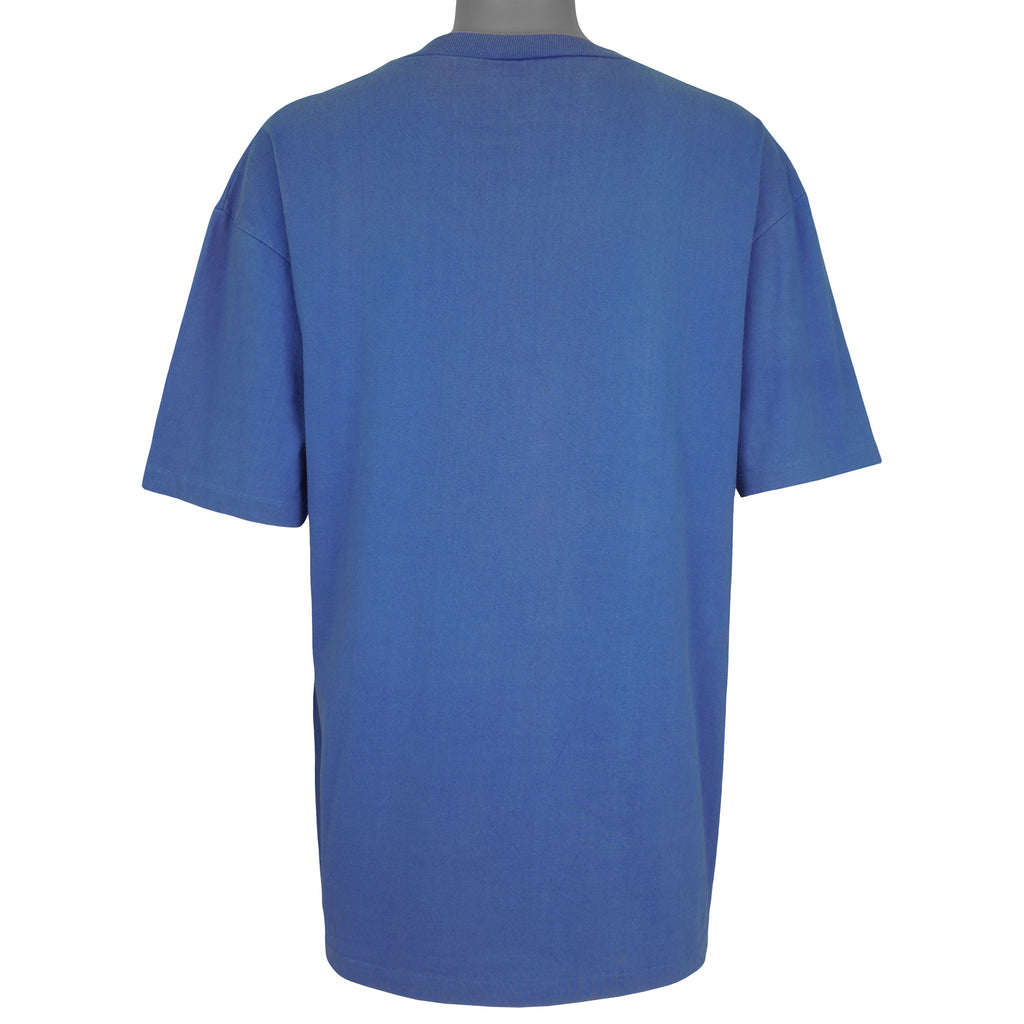 NHL (Waves) - Edmonton Oilers Stanley Cup Champions T-Shirt 1990 X-Large Vintage Retro Hockey